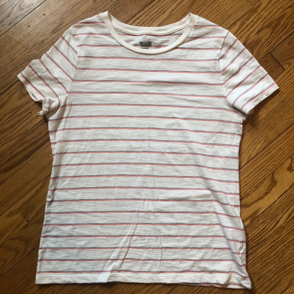 3 for 10 🎉 Target T-shirt | cream/🍊/blue stripe